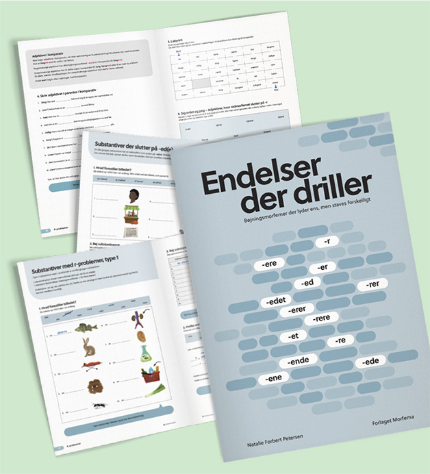 undervisningsmateriale Endelser
